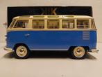 Volkswagen T1 bus Samba Transporter twotone blue KK 1:18 KRD, Ophalen of Verzenden, Zo goed als nieuw, Auto, Overige merken