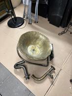 Unieke bronzen waskom van meestersmid Rein Tupker, Ophalen, Minder dan 50 cm, Zo goed als nieuw, Minder dan 100 cm