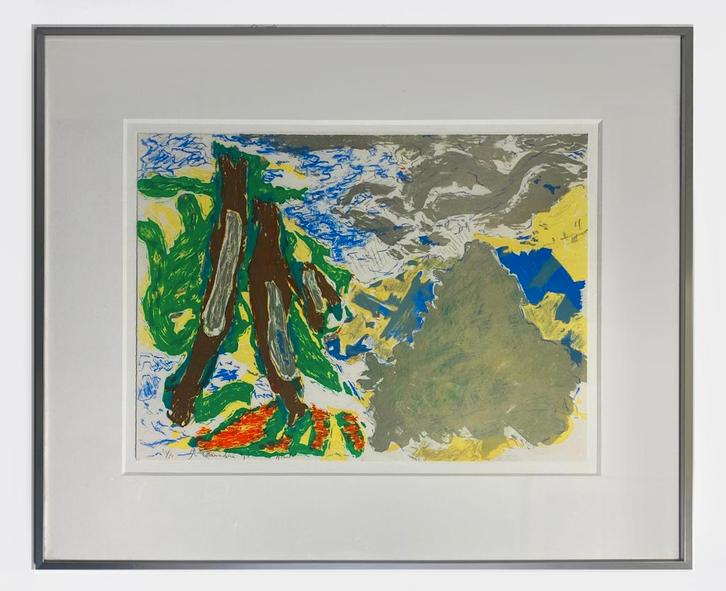 zeefdruk - Jan Commandeur - 1993, Antiek en Kunst, Kunst | Litho's en Zeefdrukken, Ophalen