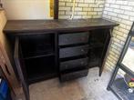 Donkerbruin dressoir (gratis), Huis en Inrichting, Kasten | Dressoirs, Ophalen, Gebruikt, 150 tot 200 cm, 25 tot 50 cm