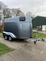 Blomert 2 paards paardentrailer trailer alu bodem zadelkamer, Dieren en Toebehoren, Paarden en Pony's | Trailers en Aanhangwagens