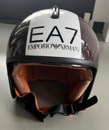 Helm EA7 Emporio Armani white stripe