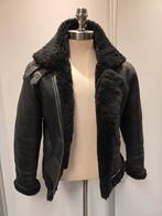 Zwarte dames lammy coat pilotenjas - maat 40 / M - lamsleer, Kleding | Dames, Jassen | Winter, Maat 38/40 (M), Zwart, Arma, Ophalen of Verzenden
