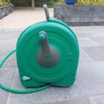 Slang haspel 25 m Hozellock, Tuin en Terras, Tuinslangen, Ophalen, Gebruikt, Tuinslanghaspel