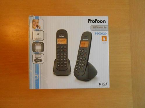 2 DECT Telefoons Profoon PDX620, Telecommunicatie, Vaste telefoons | Handsets en Draadloos, Zo goed als nieuw, 2 handsets, Ophalen of Verzenden