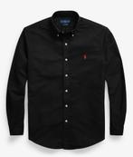 Ralph lauren custom fit overhemd maat M, Zwart, Ralph Lauren, Nieuw, Halswijdte 39/40 (M)