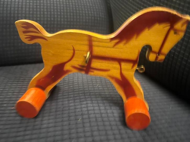 Vintage Houten Paardjes, Antiek en Kunst, Antiek | Speelgoed, Ophalen