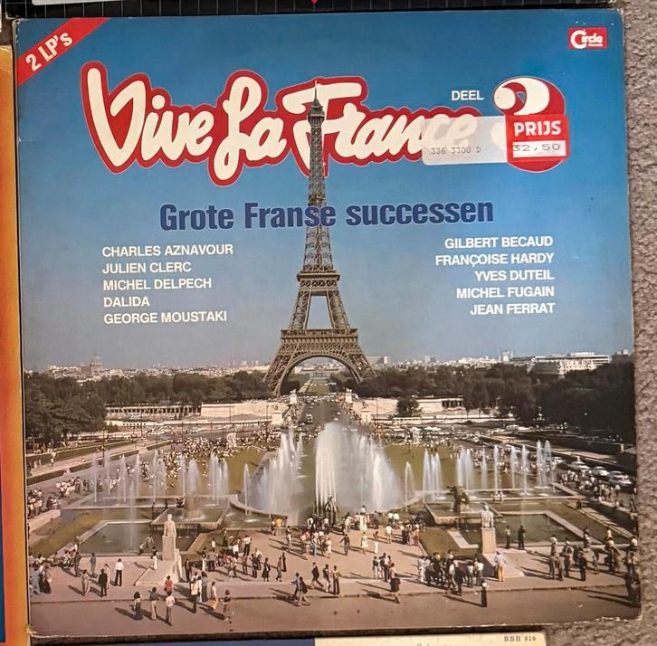 Vive La France - Franse Successen Vinyl, Cd's en Dvd's, Vinyl | Wereldmuziek, Gebruikt, Ophalen