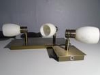 Koper/messing kleurige wandspot 2 x 26 x 11 cm, Ophalen of Verzenden, Zo goed als nieuw, Glas
