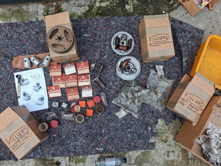 NOS Villiers Onderdelen Collectie - Oldtimer, Motoren, Onderdelen | Oldtimers, Gebruikt, Ophalen of Verzenden