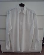 Nieuw wit heren overhemd met lange mouw mt 39 voor feest, Ophalen of Verzenden, Nieuw, Wit, Halswijdte 39/40 (M)
