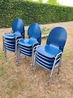 keukenstoelen, Huis en Inrichting, Stoelen, Ophalen, Gebruikt, Blauw, Vijf, Zes of meer stoelen