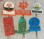 6 Oranjeboom Bier Speldjes, Ophalen of Verzenden, Gebruikt, Overige onderwerpen, Speldje of Pin