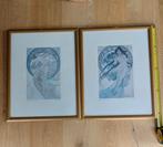 2x Alphonse  Mucha, Ophalen