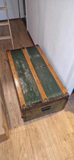 Vintage Groene Koffer / Opbergkist, Ophalen