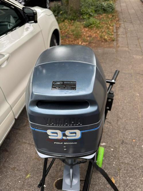 Yamaha 9,9 pk high thrust langstaart incl afstbediening, Watersport en Boten, Buiten- en Binnenboordmotoren, Zo goed als nieuw