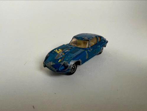 Model Jaguar Type E v12, blauw, Majorette, 1/50, Hobby en Vrije tijd, Modelauto's | 1:50, Gebruikt, Auto, Majorette, Ophalen of Verzenden
