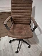 Bruine, verstelbare bureaustoel, Huis en Inrichting, Bureaustoelen, Ophalen, Bruin