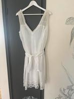 Witte katoenen/zijde jurk Philosophy di Alberta Ferretti 36, Wit, Ophalen of Verzenden, Zo goed als nieuw, Maat 36 (S)