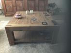Mooie salontafel acaciahout, Huis en Inrichting, Tafels | Salontafels, Ophalen, 50 tot 100 cm, Vierkant, 50 tot 100 cm