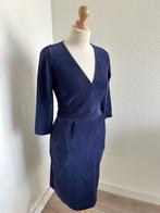 King Louie maat M blauwe rib fluwelen tulip cross dress 2479, Maat 38/40 (M), Blauw, Ophalen of Verzenden, Zo goed als nieuw