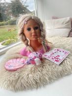 Kaphoofd Make-up Pop met Accessoires, Kinderen en Baby's, Speelgoed | Poppen, Ophalen of Verzenden, Zo goed als nieuw, Overige typen