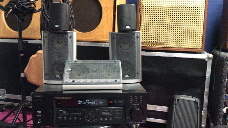 Sony Surround set STR-DH500+JBLscs200 satellite speakers set, Audio, Tv en Foto, Home Cinema-sets, Gebruikt, Overige spelers, 5.1-systeem