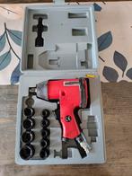 Mannesmann slagmoer met Doppen in Koffer, Ophalen of Verzenden, Gebruikt