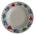 P. Regout Boerenbont diep bord 24,5cm vintage bord, Postbus 64461, Brunssum, Nederland, Verzenden, Kenduseditemsinfo@gmail.com