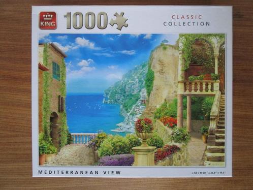 Nr.78: Puzzel van King Zeezicht in Italie Jigsaw puzzle 5608, Hobby en Vrije tijd, Denksport en Puzzels, Zo goed als nieuw, Legpuzzel