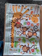 Muursticker met giraffe en apen. Gekocht en nooit gebruikt., Ophalen, Nieuw, Wanddecoratie