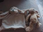 knuffel + knuffeldoekje konijn HEMA  ZGAN, Ophalen of Verzenden, Zo goed als nieuw, Konijn
