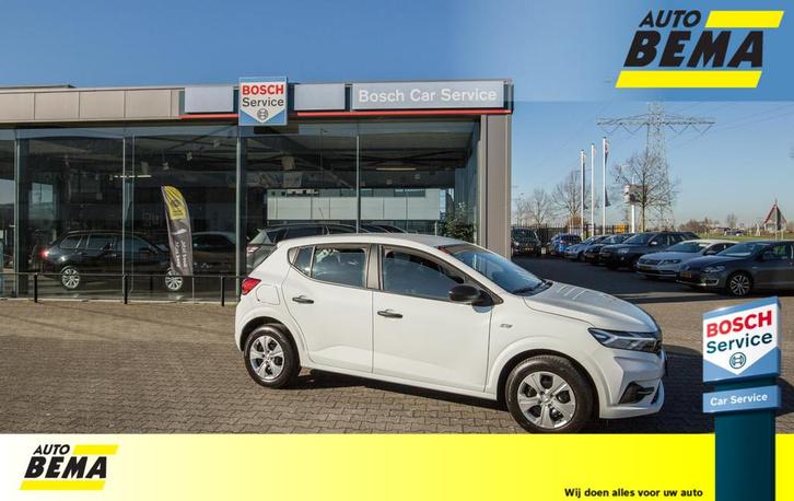 Dacia Sandero 1.0 TCe 100 Bi-Fuel Essential 1 jaar garantie, Auto's, Dacia, Bedrijf, Te koop, Sandero, ABS, Airbags, Airconditioning