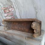Stoere landelijke robuuste houten kapstok 4 haken *Etage3*, ., Ophalen of Verzenden, Zo goed als nieuw, .