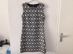 Zwart/wit jurkje pied de poule motief - Maat 38, Kleding | Dames, Maat 38/40 (M), Zwart, Ophalen of Verzenden, Zo goed als nieuw