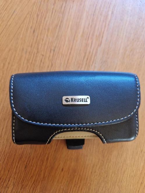 telefoonhoesje Krussell leer met riem lussen en handige clip, Telecommunicatie, Mobiele telefoons | Hoesjes en Frontjes | Samsung