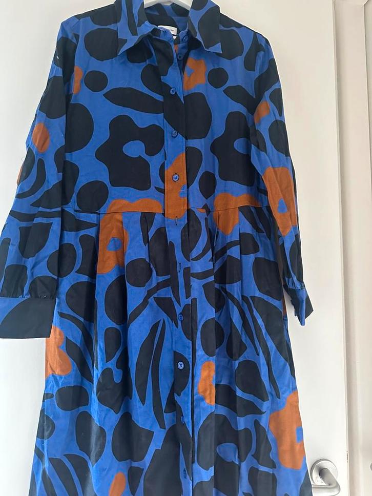 Seidensticker  katoenen jurk maat 42, Kleding | Dames, Jurken, Zo goed als nieuw, Maat 42/44 (L), Onder de knie, Ophalen of Verzenden