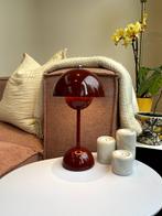 Rode retro inspired mushroom design lamp draadloos, Ophalen of Verzenden, Nieuw, Minder dan 50 cm