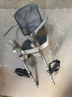 Vintage kinderzitje voor op fietsstuur., Fietsen en Brommers, Fietsaccessoires | Fietsstoeltjes, Ophalen, Gebruikt