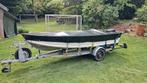 Alumacraft v14 (Pega Kanteltrailer) Visklaar, Watersport en Boten, Ophalen, Tot 10 pk, Aluminium, Zo goed als nieuw