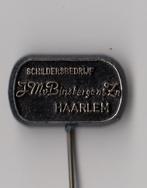 Haarlem Schildersbedrijf Binsbergen en zoon speldje, Verzamelen, Speldjes, Pins en Buttons, Gebruikt, Niet vindbaar, Niet vindbaar