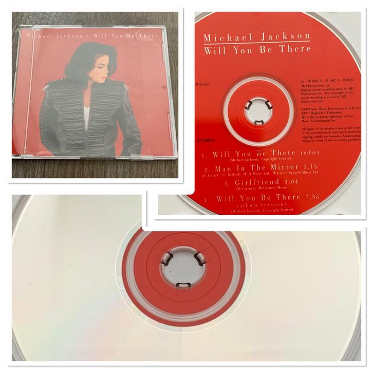 Michael Jackson: Will You Be There, Cd's en Dvd's, Cd Singles, Ophalen of Verzenden