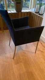 Design Fauteuil in Kobalt blauw, Huis en Inrichting, Ophalen, Blauw, Zo goed als nieuw, Industrieel