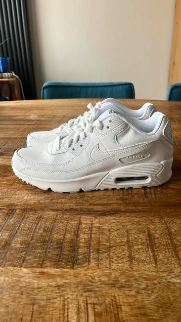 Nike Air Max 90 sneaker leer 1x gedragen wit/metallic zilver beschikbaar voor biedingen