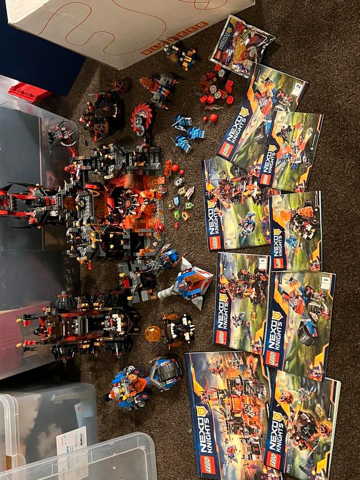 Enorme Lego Nexo Knights Verzameling, Kinderen en Baby's, Speelgoed | Duplo en Lego, Gebruikt, Lego, Complete set, Ophalen of Verzenden