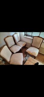 Queen Anne eetstoelen 6 stuks, 2 met armleuningen., Ophalen of Verzenden, Gebruikt