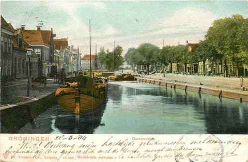 (300-111-019) Groningen Damsterdiep, Verzamelen, Ansichtkaarten | Nederland, Groningen, Verzenden