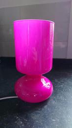 Ikea Lykta fuctia roze., Huis en Inrichting, Lampen | Tafellampen, Ophalen of Verzenden, Zo goed als nieuw, Glas, Minder dan 50 cm