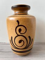 Flora Gouda plateel vaas decor Argos 1970’s, Ophalen of Verzenden