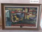 vintage schilderij ``Vlaamse kruidenier 30er Jaren`, Ophalen